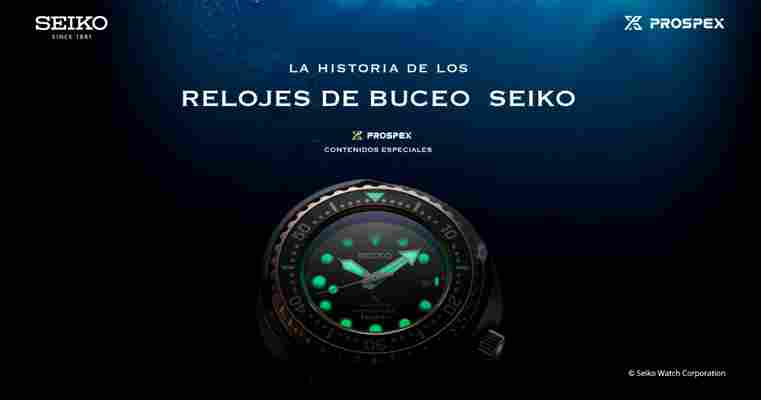 LA HISTORIA DE LOS RELOJES DE BUCEO DE SEIKO